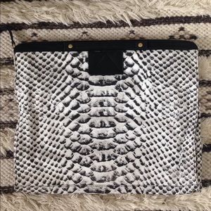 Cynthia Vincent fold over clutch